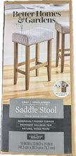 Load image into Gallery viewer, BETTER HOMES AND GARDENS Saddle Stool